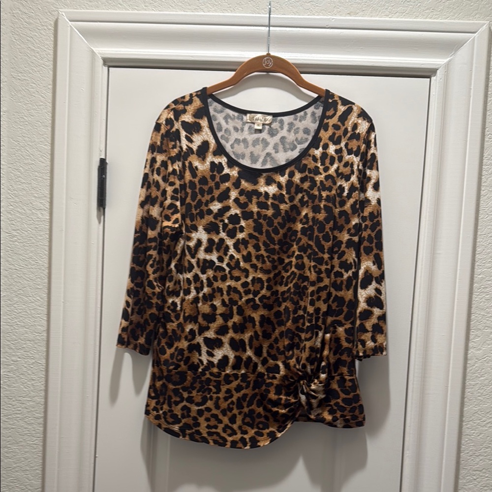 Leopard Print Top - Picture 1 of 4